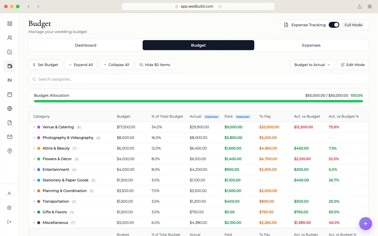 Budget Planner preview
